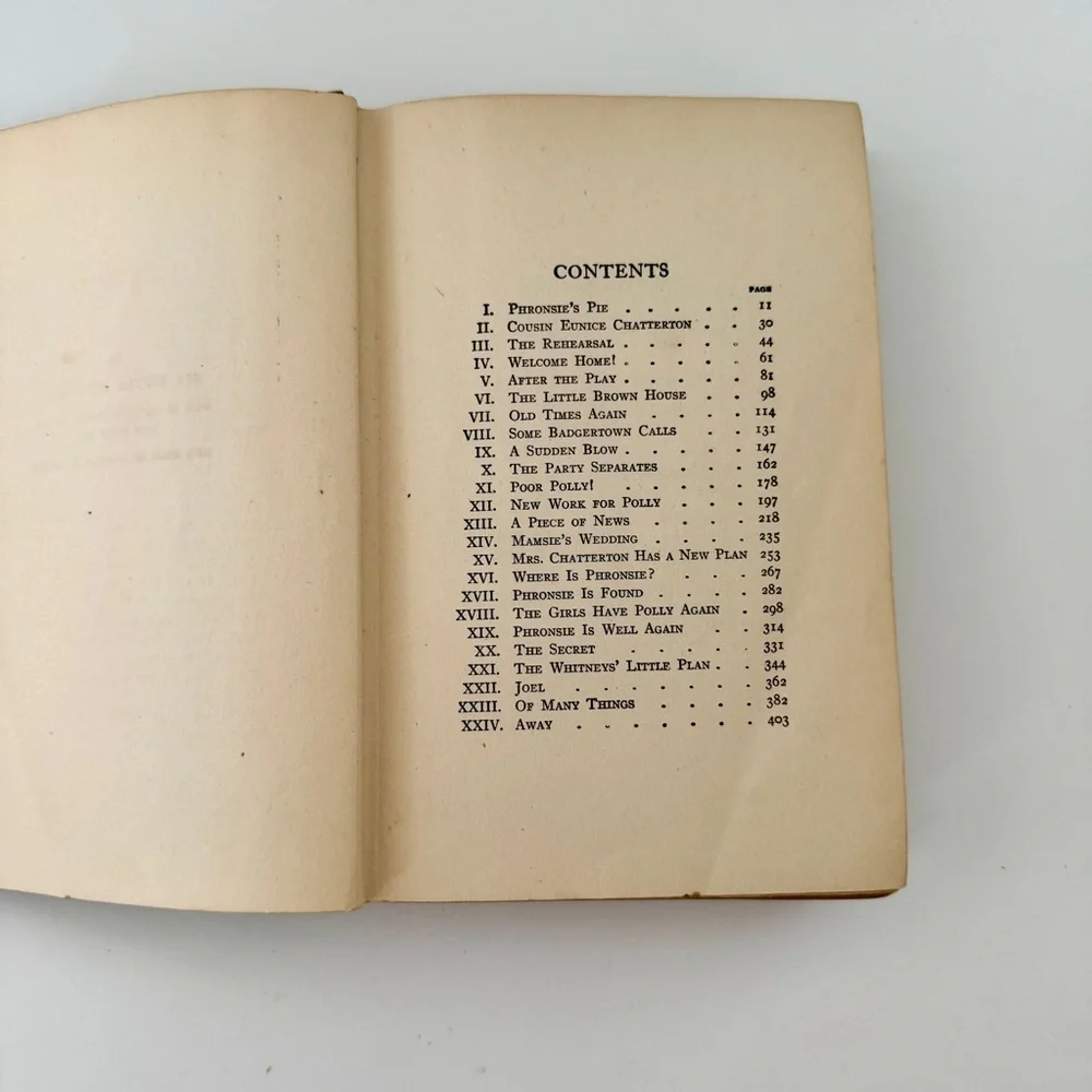 1918 Five Little Peppers Midway By‎ Margaret Sidney, Antique Hardcover Book
